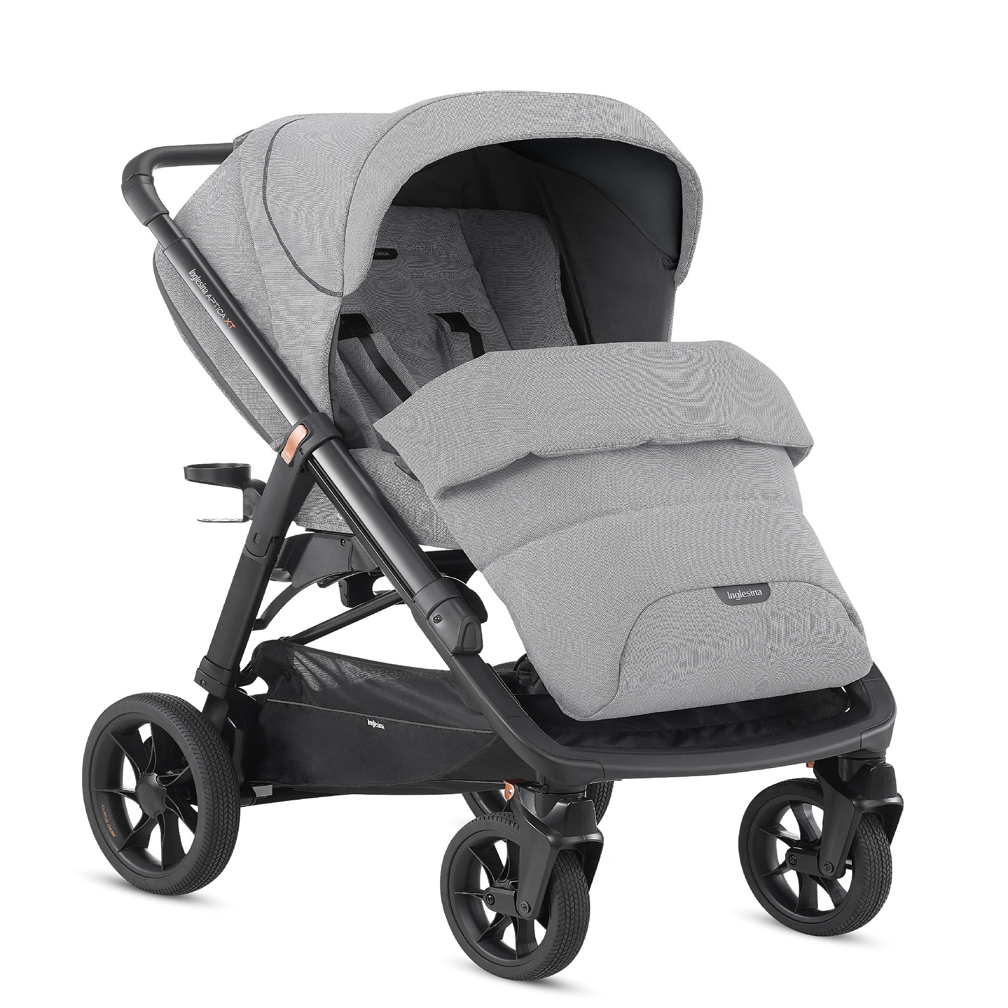 Коляска 2 в 1 INGLESINA Aptica Хт System Duo Цвет Horizon Grey - фото 6