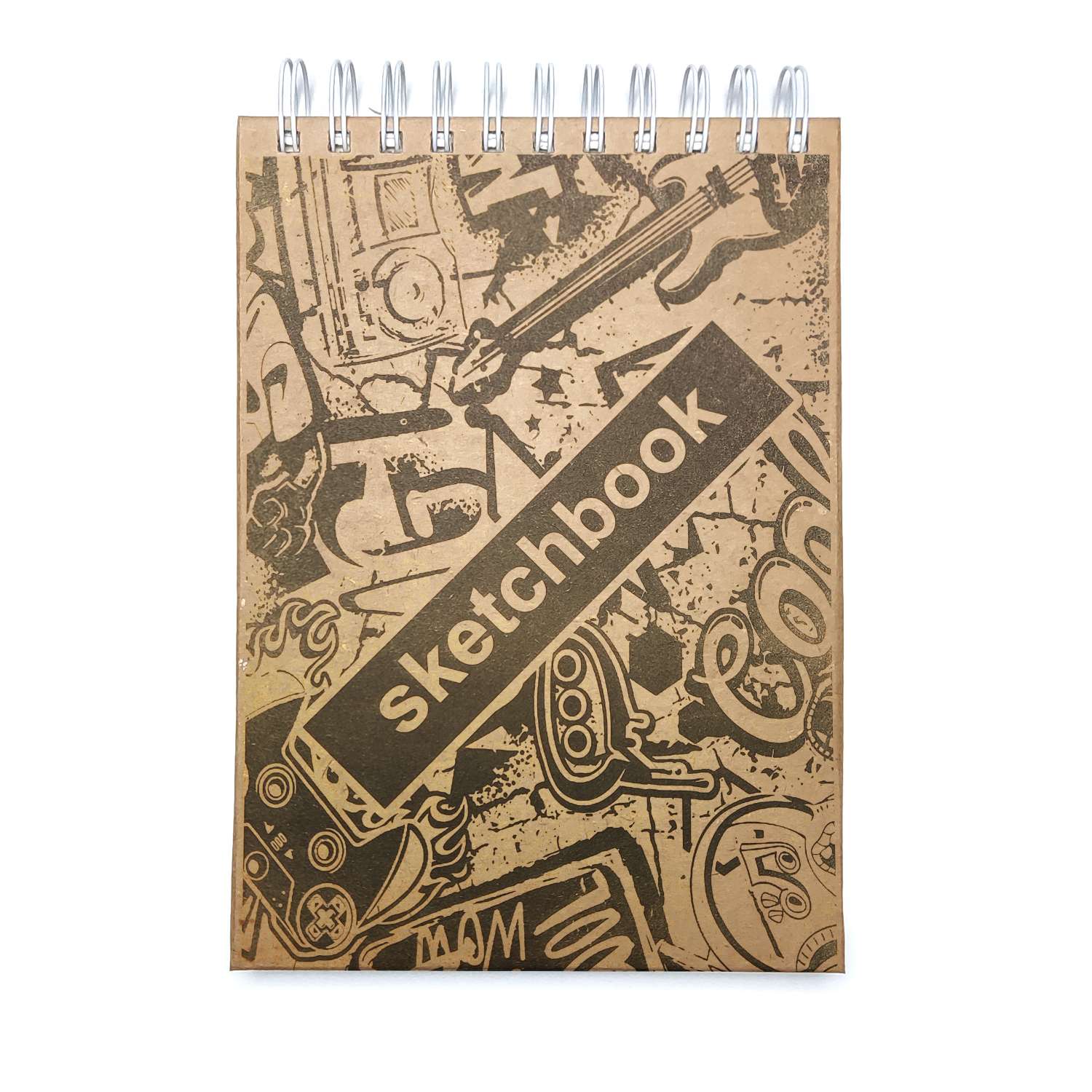 Скетчбук ПСВ А5 180грамм дизайн Sketchbook 60 листов - фото 1