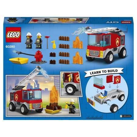 Конструктор LEGO City Fire Пожарная машина с лестницей 60280