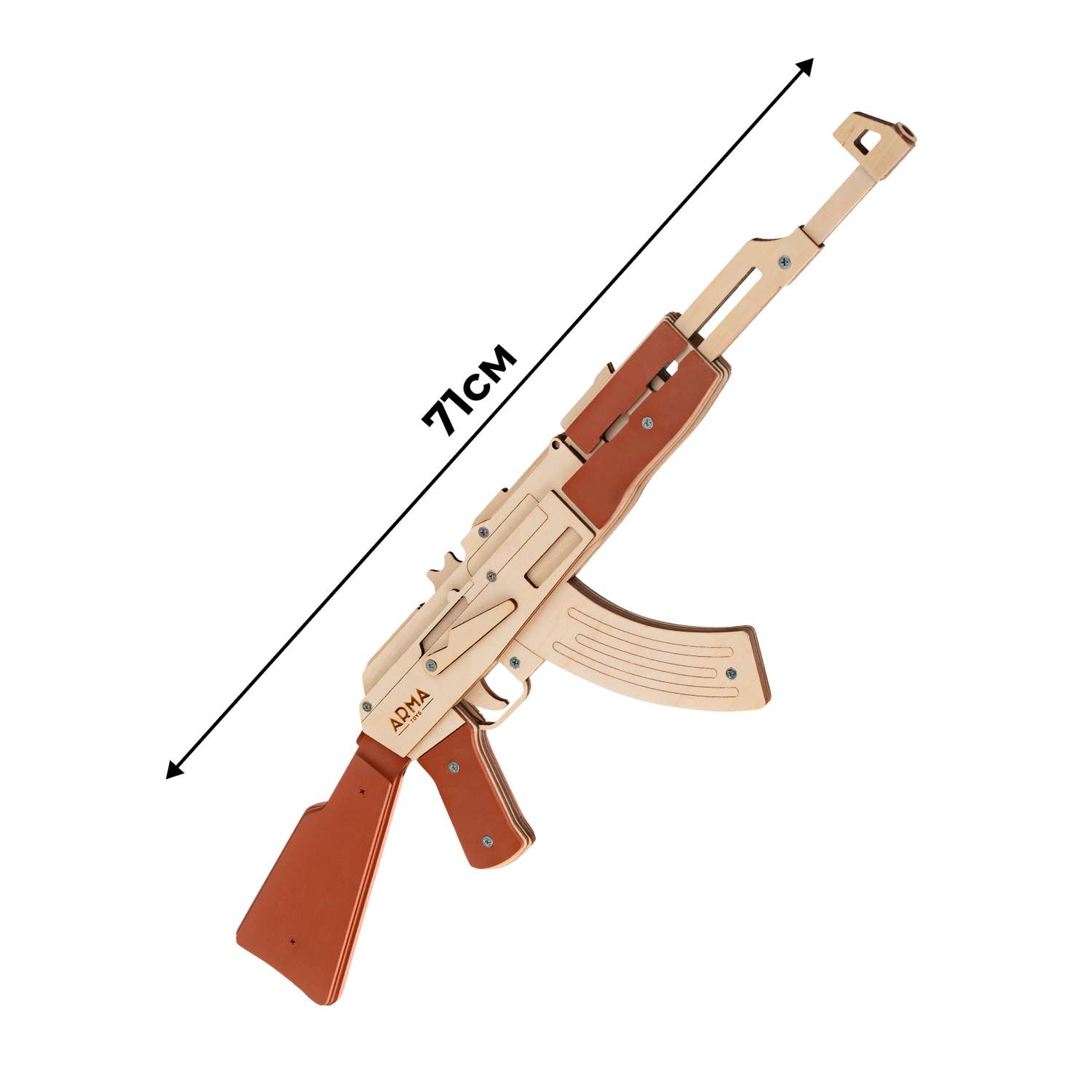 Резинкострел Arma.toys АК-47 фрагментарно окрашенный - фото 2