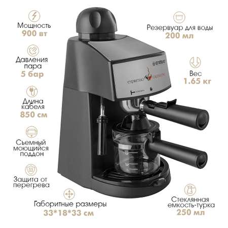 Кофеварка рожкового типа ENDEVER Costa-1050