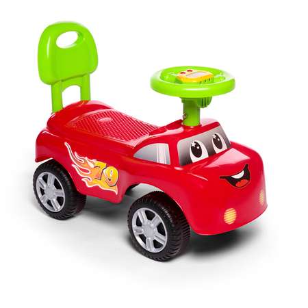 Каталка BabyCare Dreamcar музыкальный руль Красный