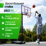 Баскетбольная стойка UNIX line B-Stand-TG