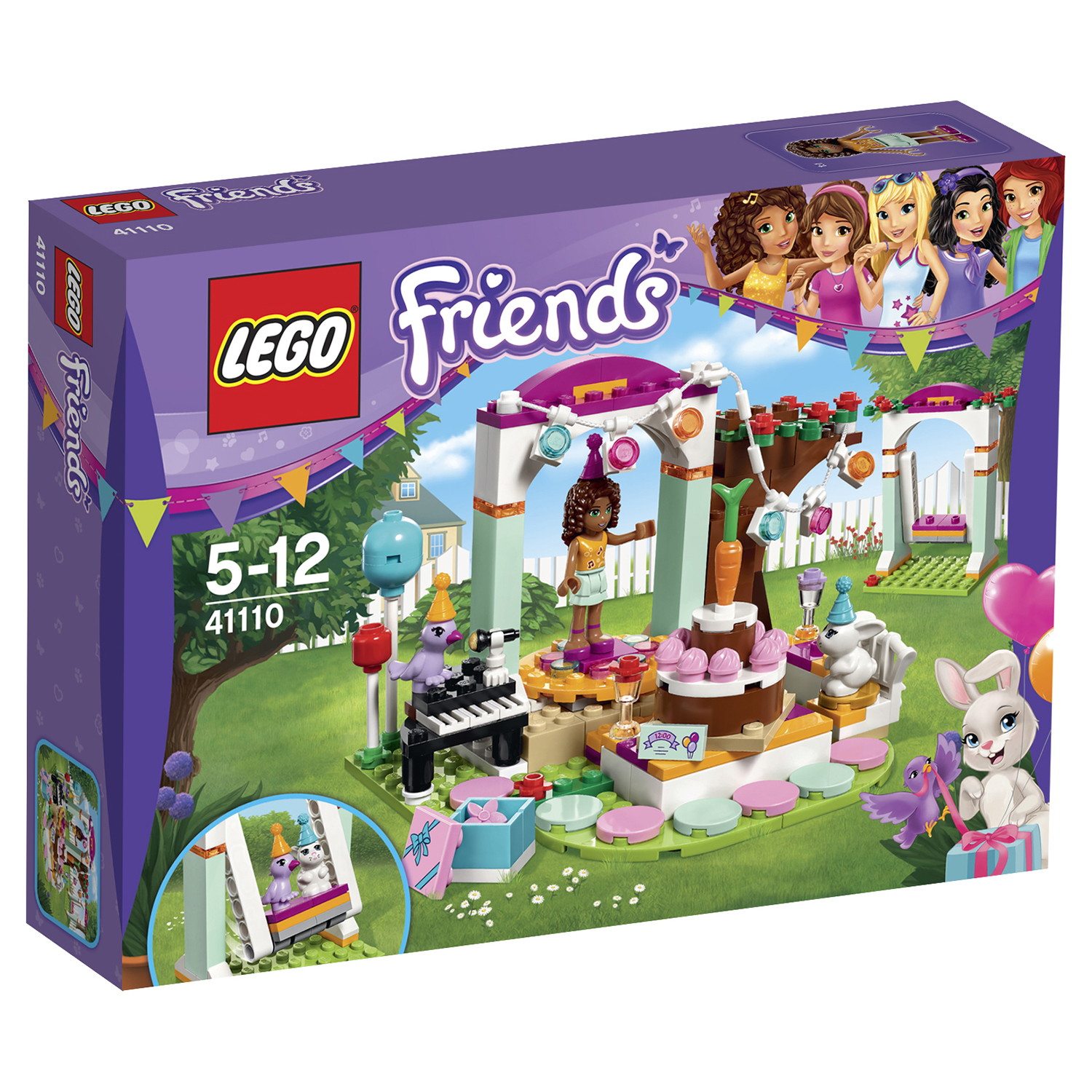 Конструктор LEGO Friends День рождения (41110) купить по цене 1499 ₽ в  интернет-магазине Детский мир