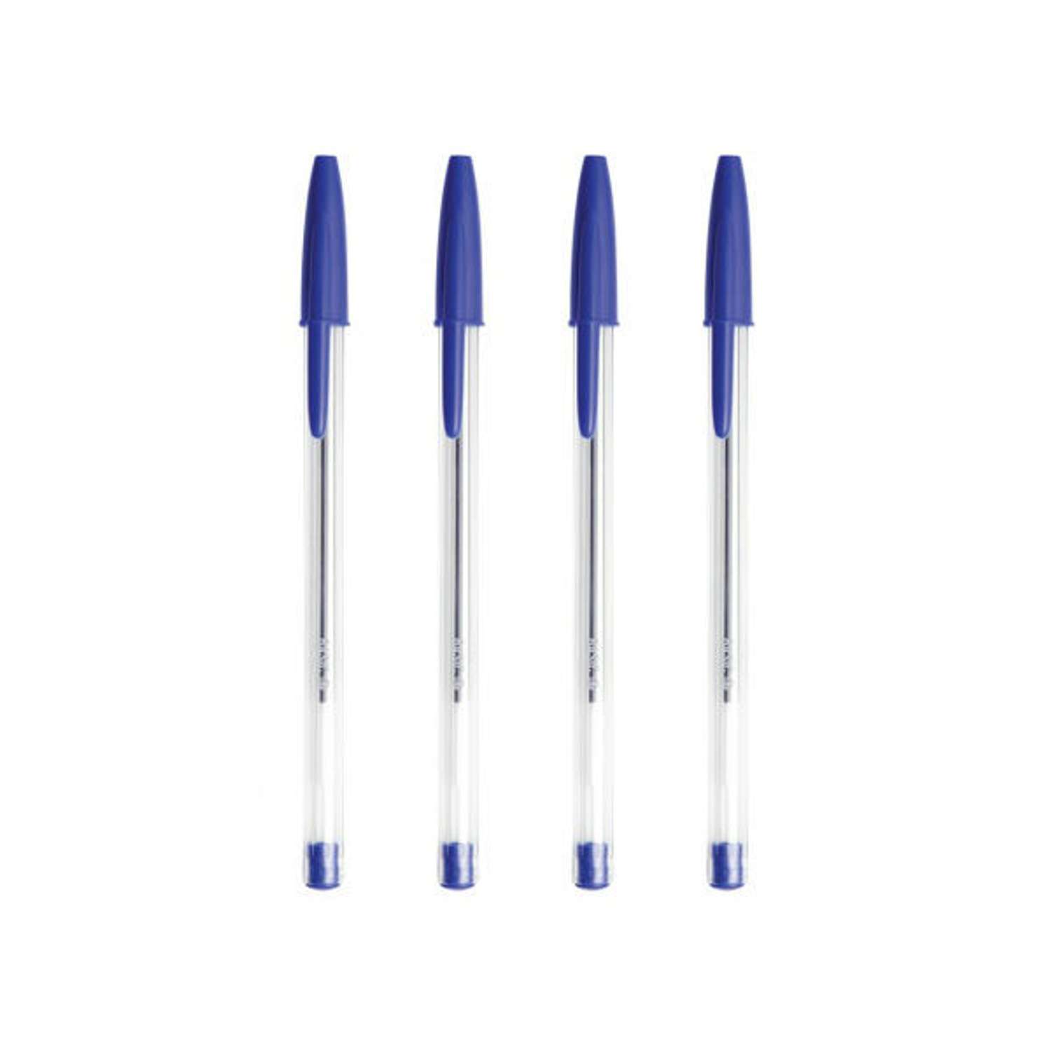Ручки шариковые Silwerhof 4 синих - фото 1