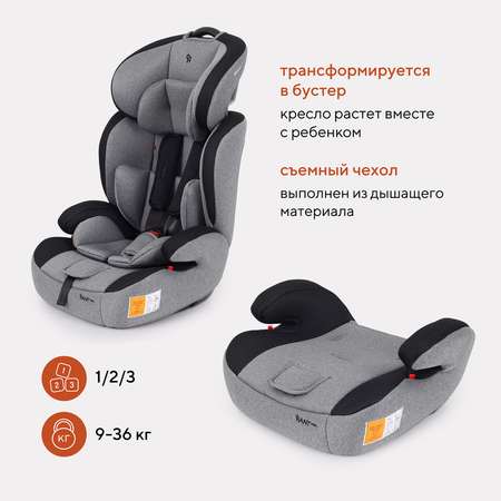 Автокресло Rant Basic Spark Graphite 1/2/3 (9-36 кг)