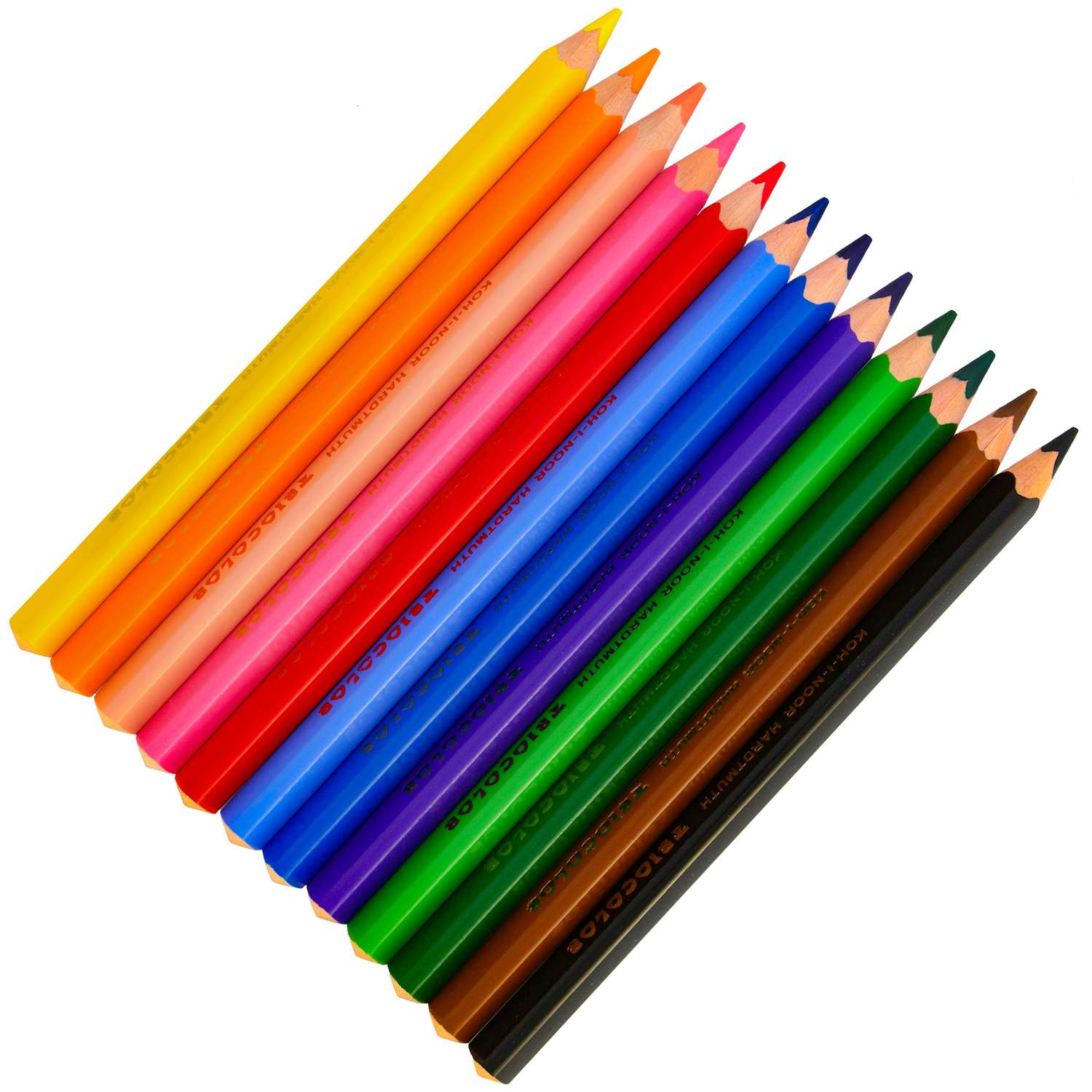 Карандаши цветные Koh-I-Noor Triocolor jumbo 12цветов 3152012001KS - фото 2