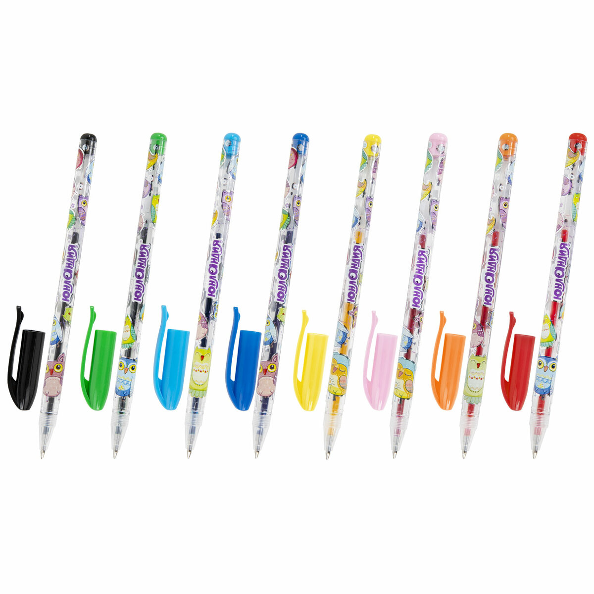 Ручки гелевые Юнландия цветные набор 48 Цветов - фото 7