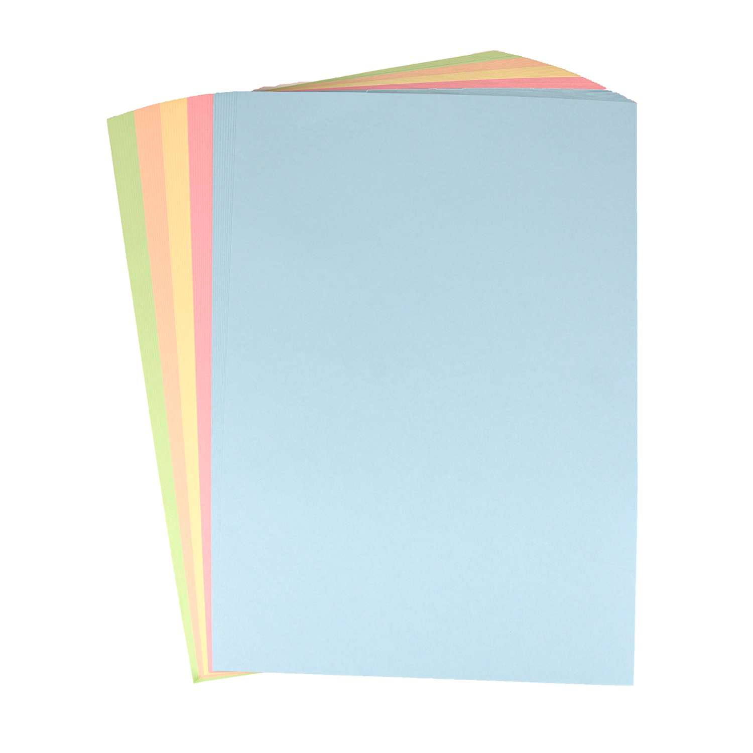 Бумага цветная Prof-Press pale пастель ассорти 5цв а4 80 г/м2 50л - фото 3