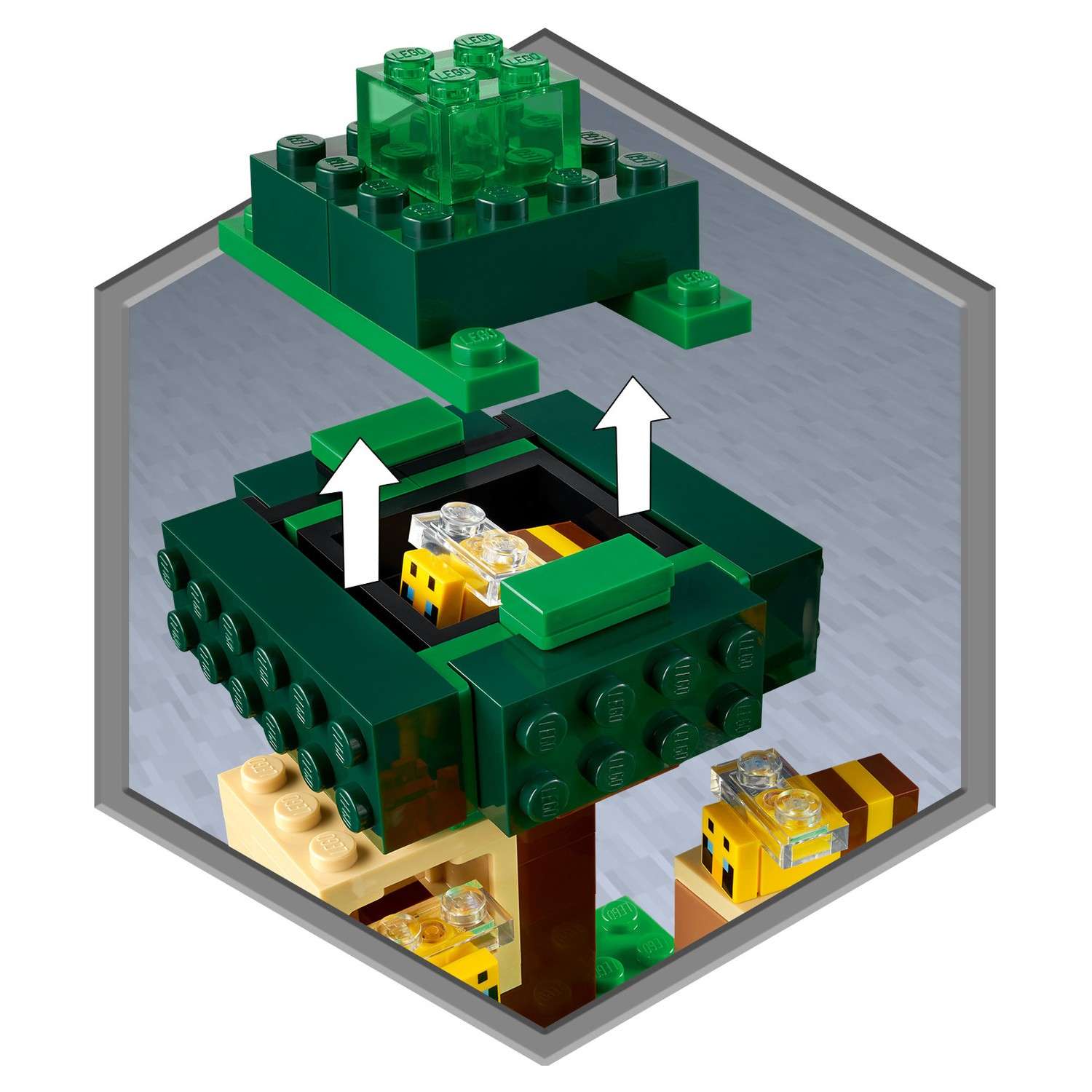 Конструктор LEGO Minecraft Пасека 21165 - фото 10