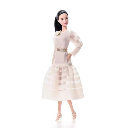 Одежда для кукол типа Барби VIANA платье цвет молочный