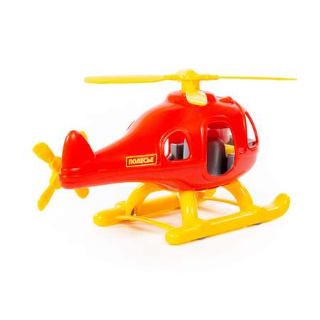 Вертолет Полесье Шмель красно-жёлтой в коробке