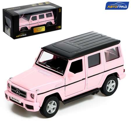 Машина Автоград металлическая MERCEDES-BENZ G63 AMG 1:32 инерция цвет матовый розовый