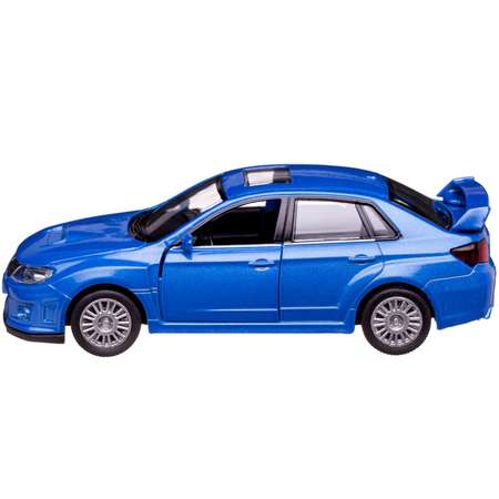 Машина металлическая Uni-Fortune Subaru wrx sti инерционная цвет синий двери открываются
