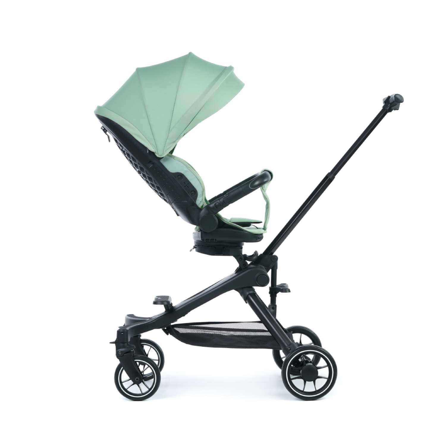 Детская прогулочная коляска BabyRox GO Черный /зеленый - фото 7
