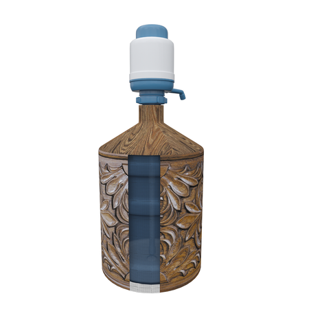Чехол на бутыль 19л Coolpaq Wood Carving