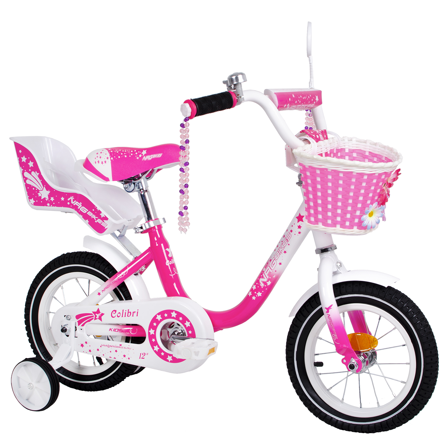 Велосипед NRG BIKES Colibri 12 pink-white - фото 9