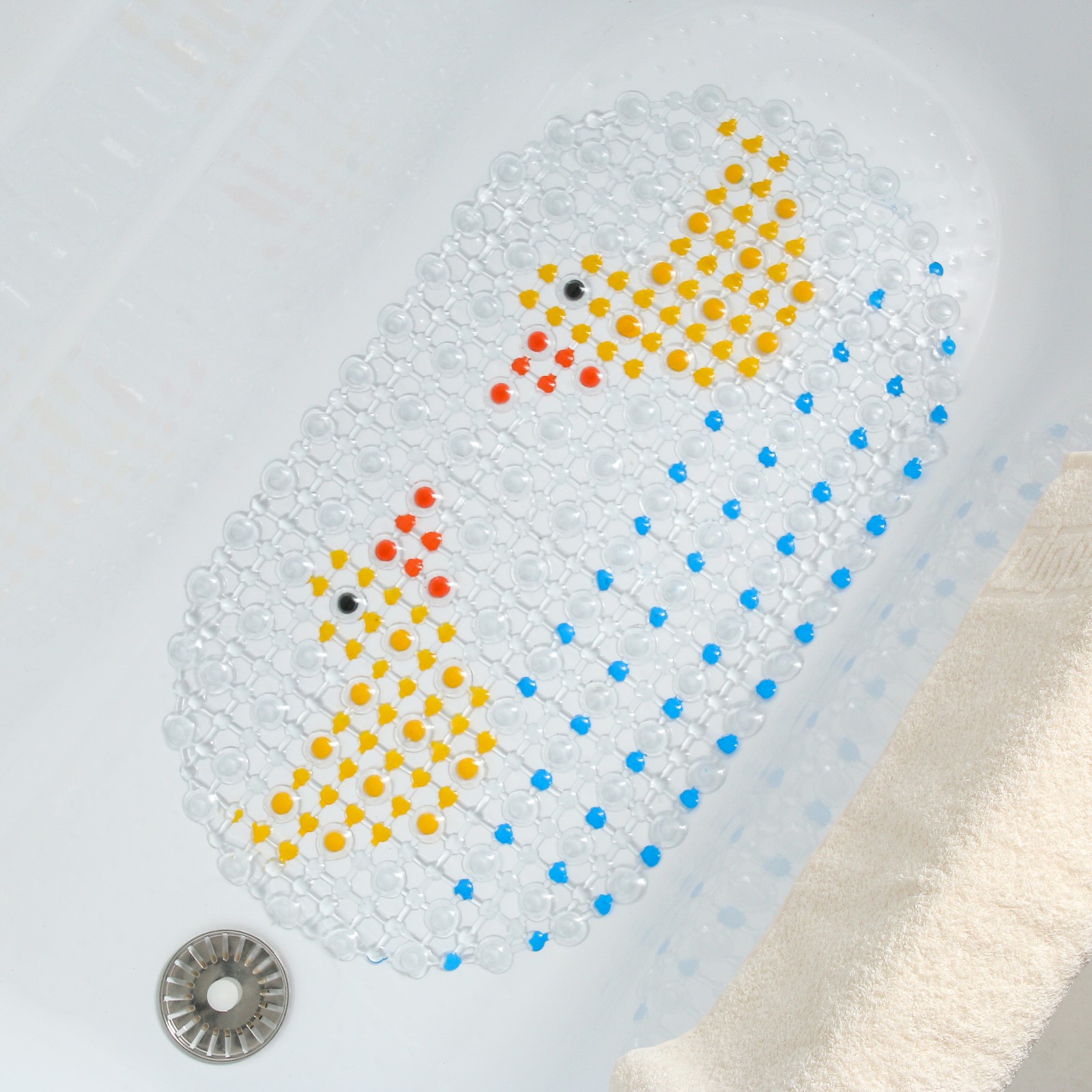SPA-коврик SAVANNA для ванны на присосках «Влюблённые уточки» 36×67 см - фото 2