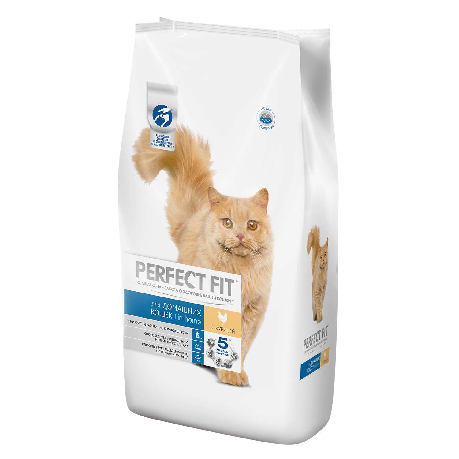 Корм сухой для кошек PerfectFit 3кг с курицей живущих в домашних условиях - фото 3