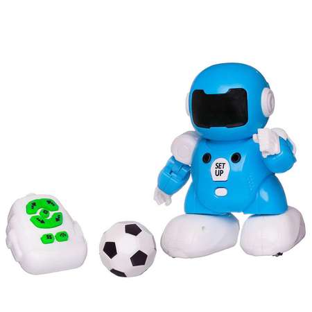 Робот на радиоуправлении Junfa Футболист голубой