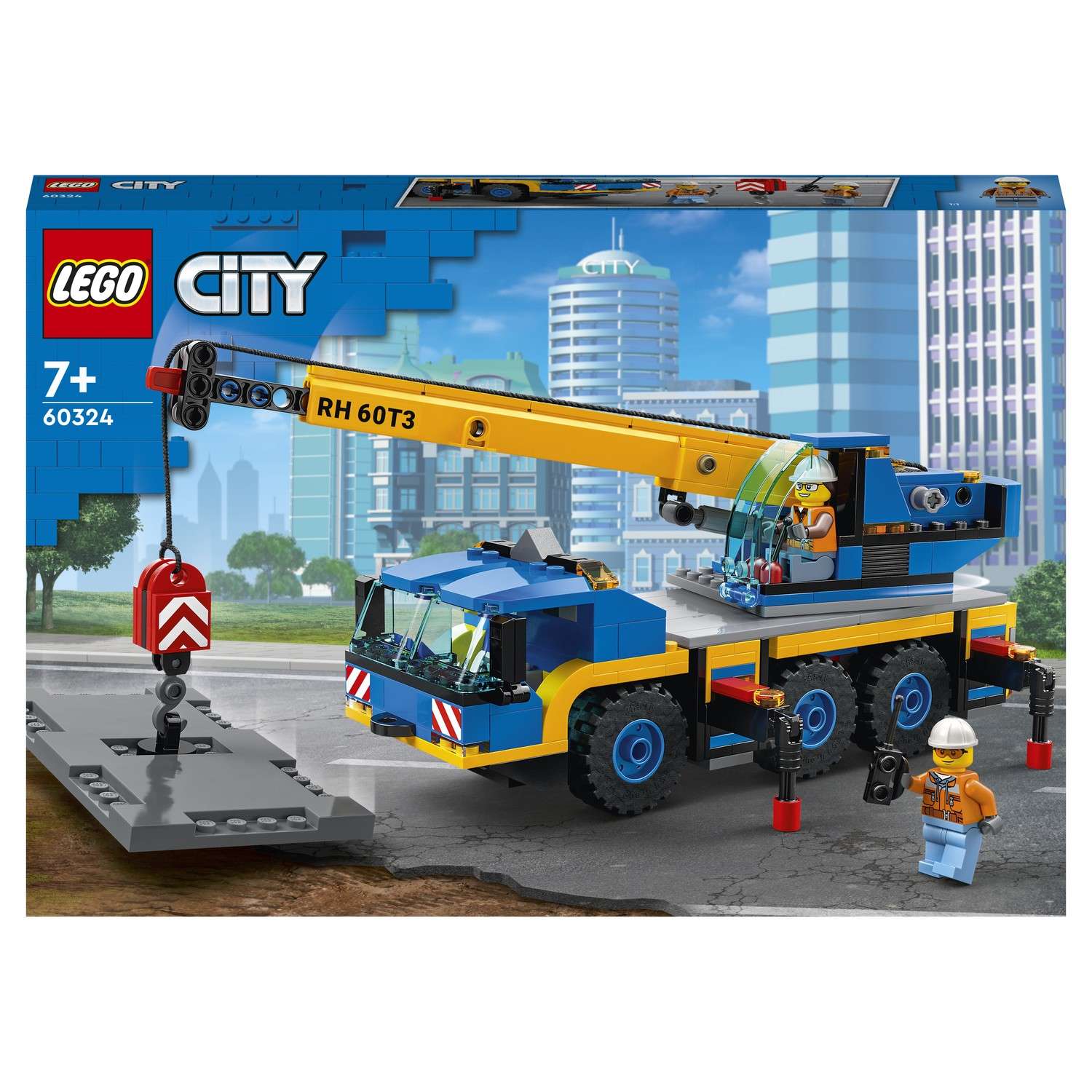 Конструктор LEGO City Great Vehicles Мобильный кран блочный - фото 2