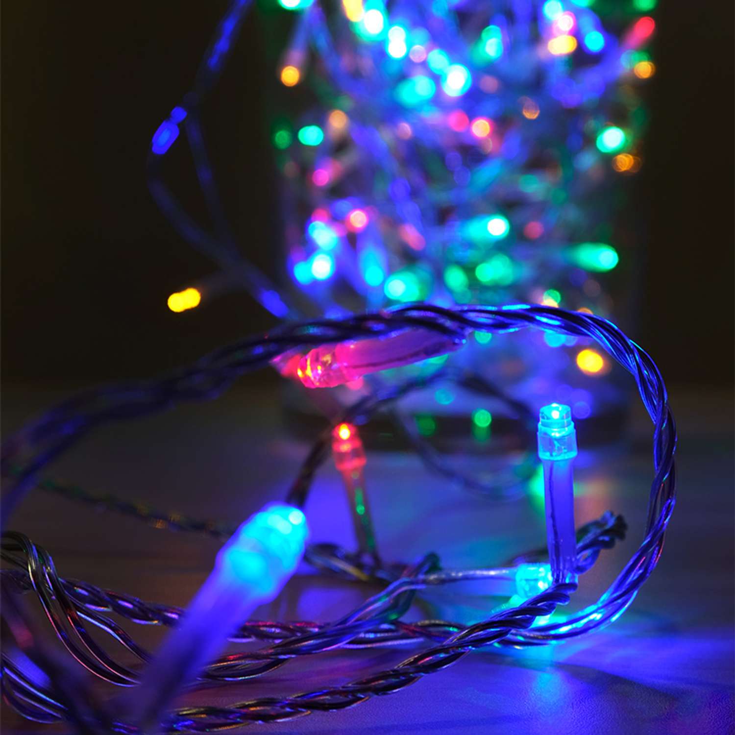 Гирлянда SH Lights Нить 120 разноцветных LED 12м LD120-M-E - фото 2