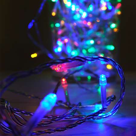 Гирлянда SH Lights Нить 120 разноцветных LED 12м LD120-M-E