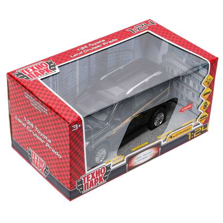 Автомобиль Технопарк Toyota 1:24 черный