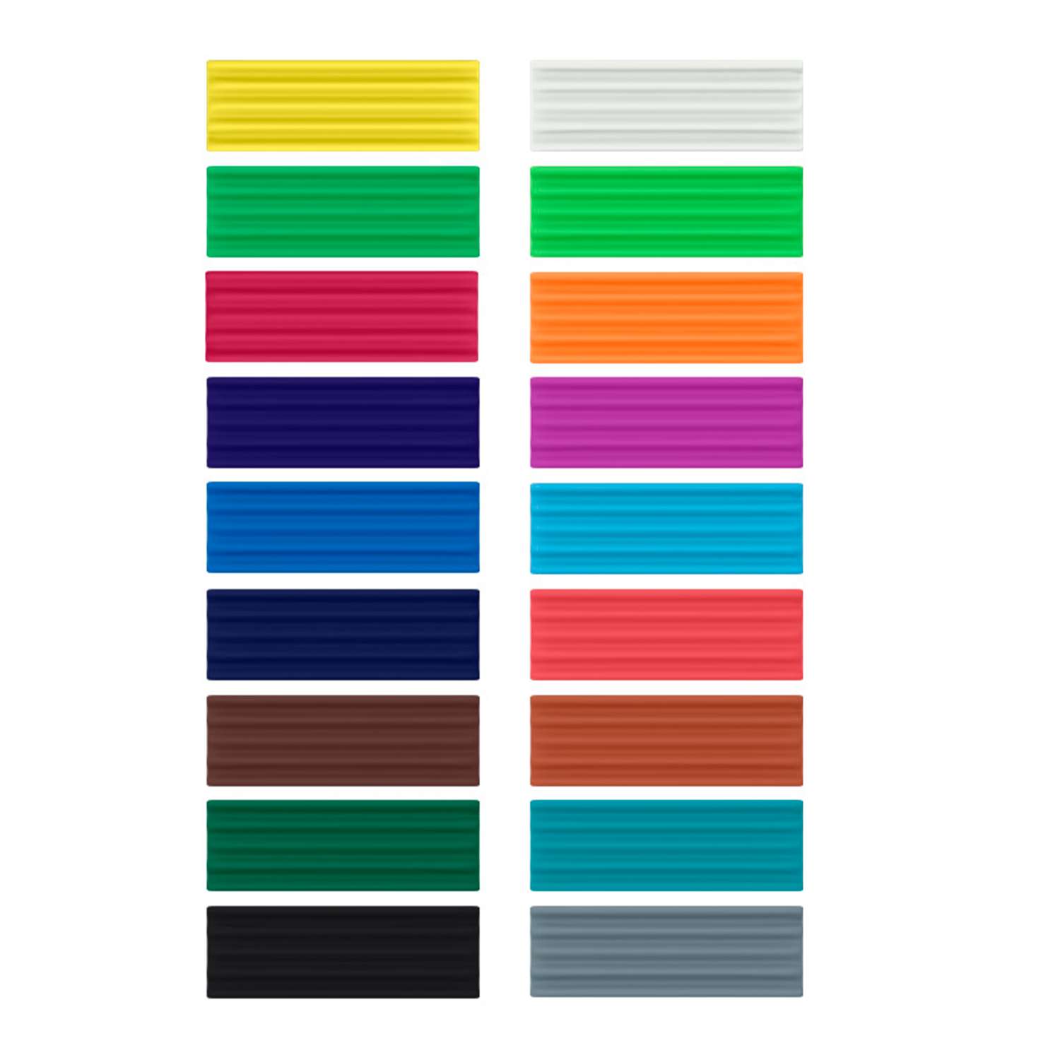 Классический пластилин ArtBerry 18цветов со стеком 324г 58533 - фото 2
