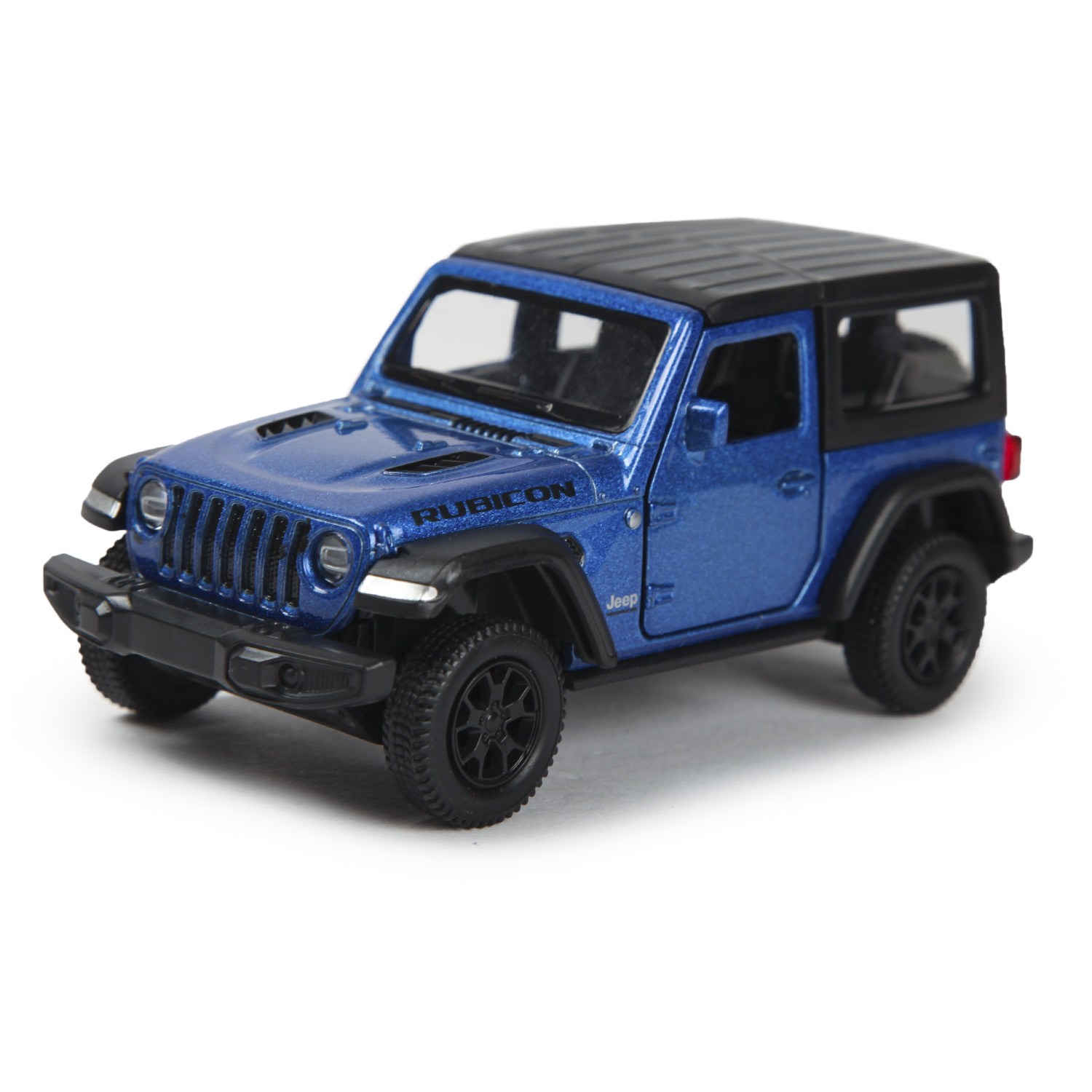 Машинка Mobicaro 1:32 Jeep Rubicon Hard Top Голубая 544060(A) 544060(A) - фото 1