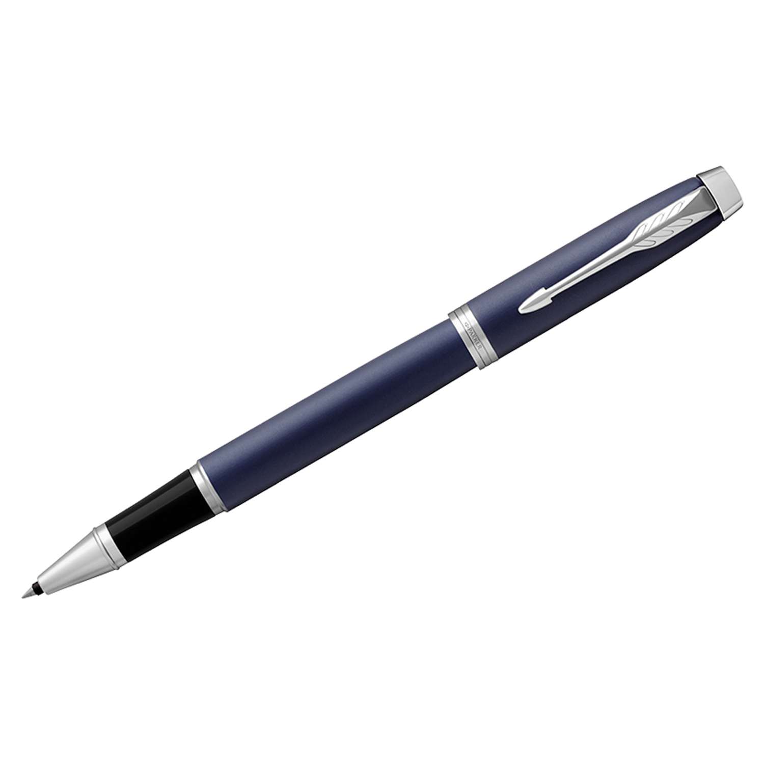 Ручка-роллер PARKER IM Matte Blue CT черная подарочная упаковка - фото 1