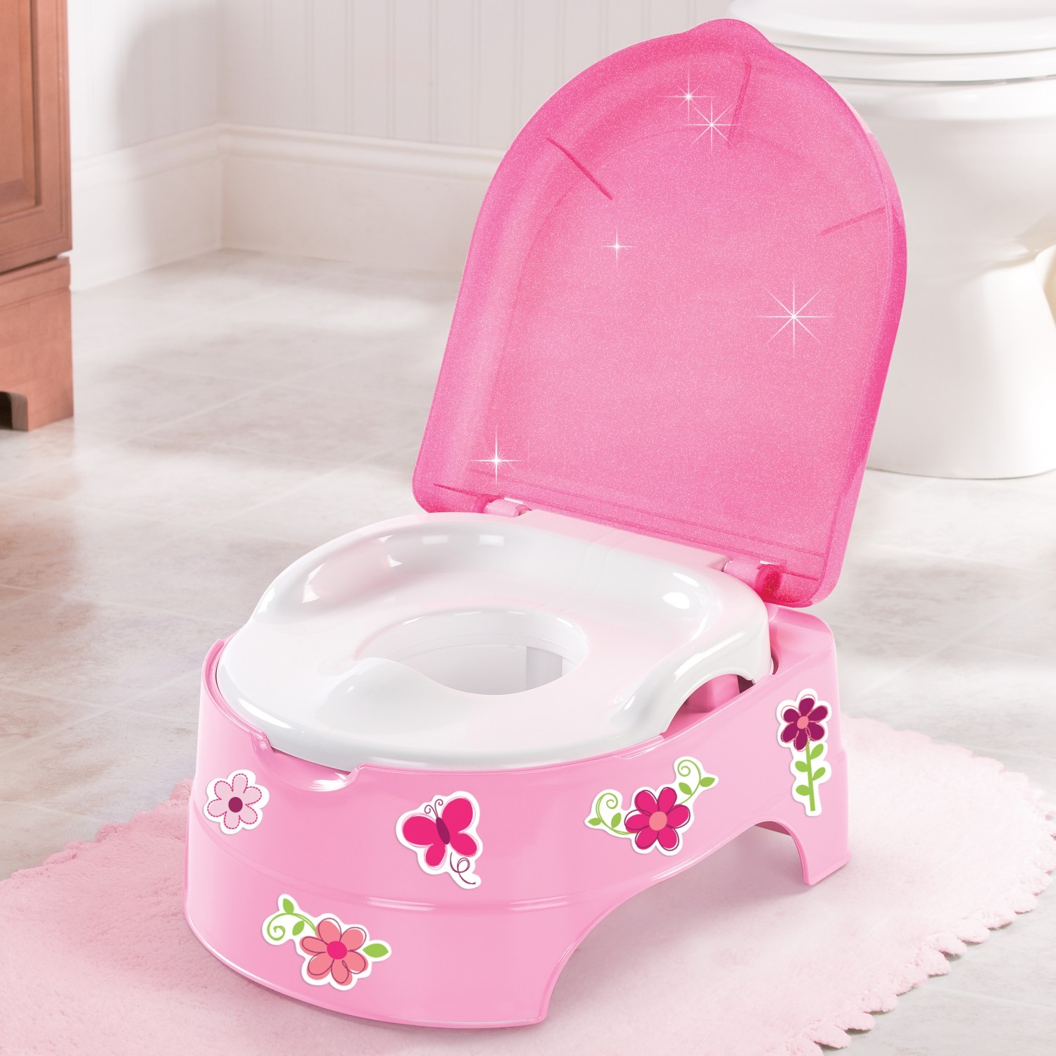 Горшок детский Summer Infant My Fun Potty 2в1 Розовый - фото 4