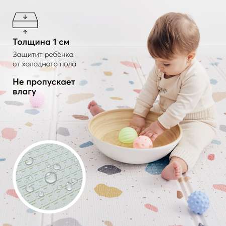 Коврик детский Happy Baby Soft Floor массажный непромокаемый складной