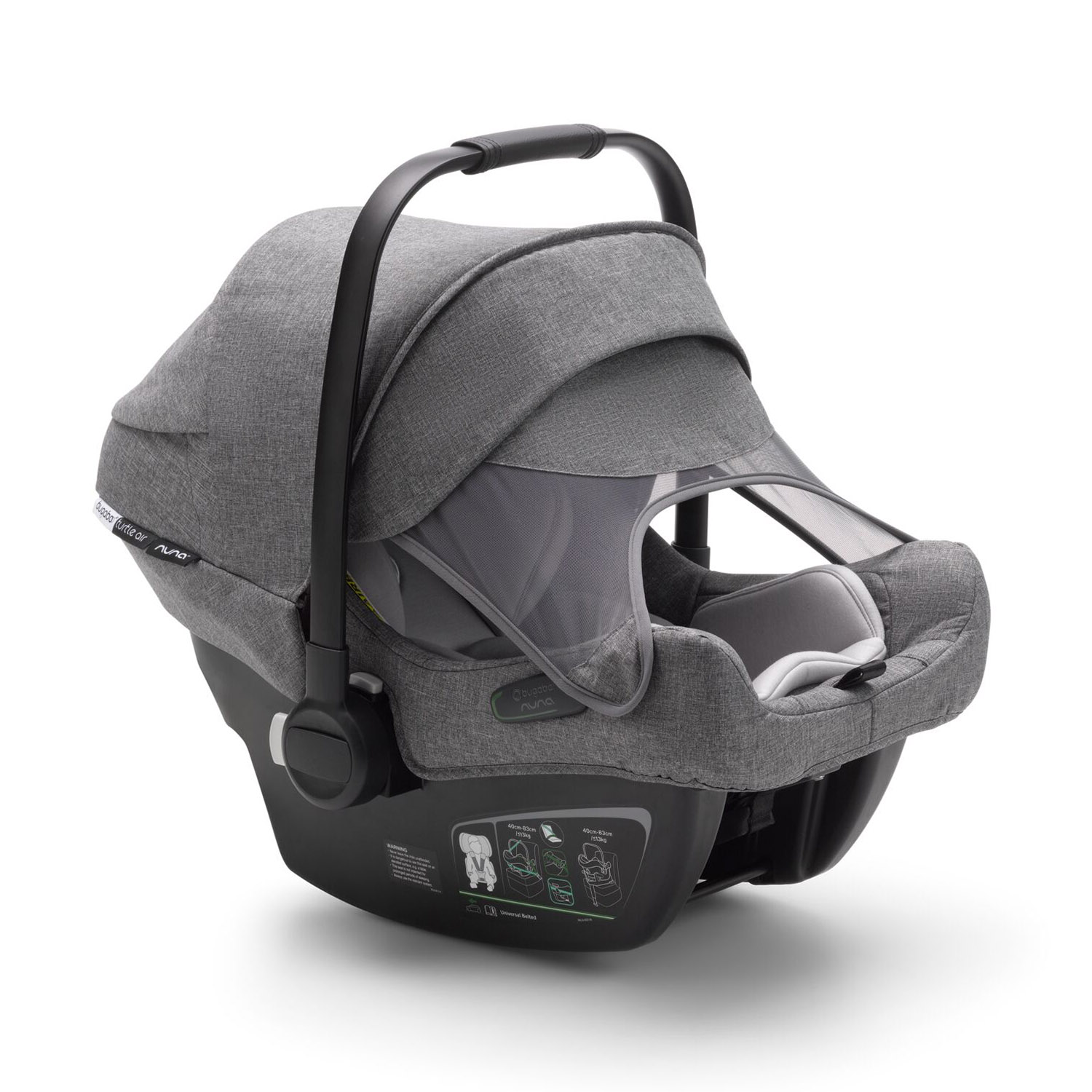 Автокресло Bugaboo Turtle Air by Nuna car seat Grey Melange 80801GR01 - фото 7