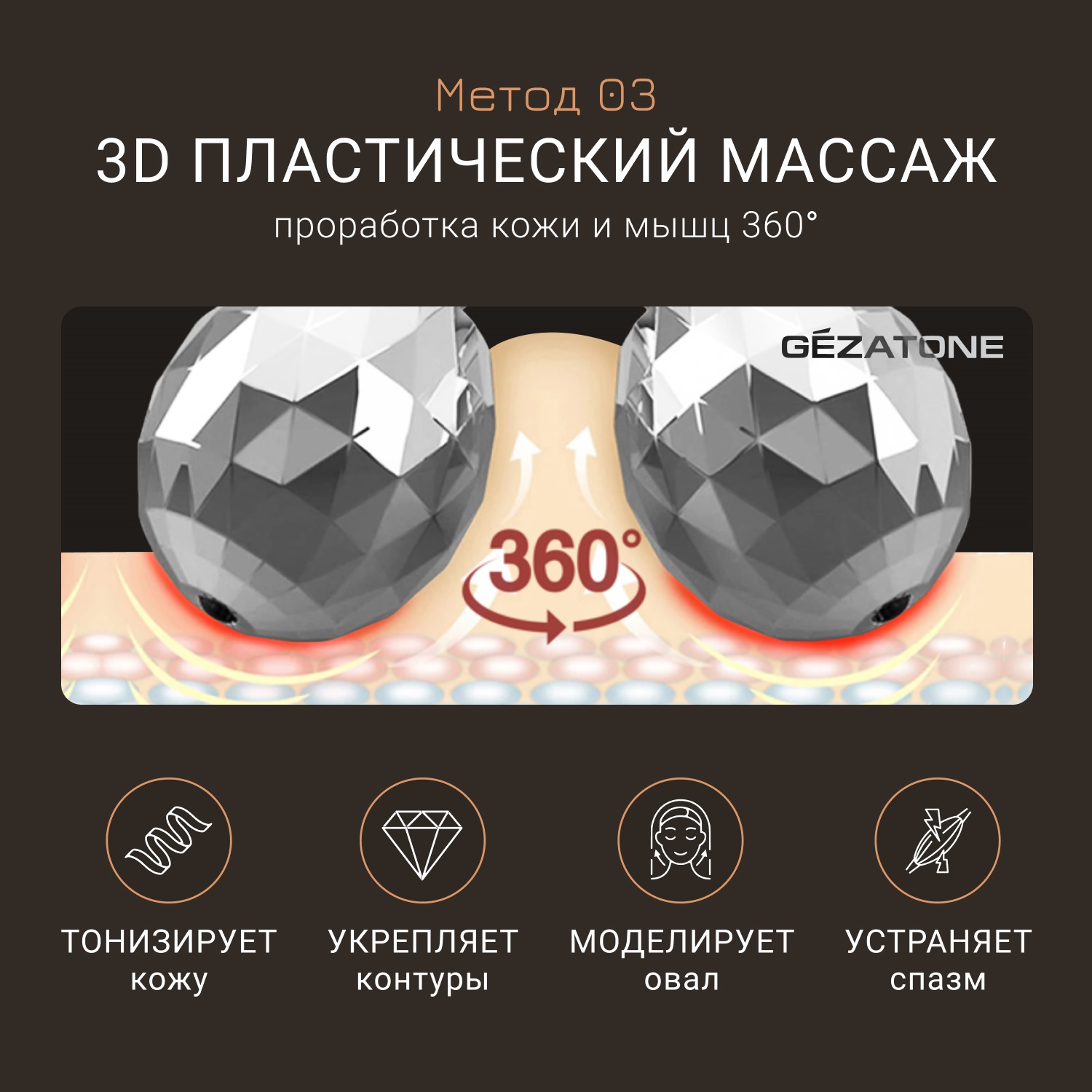 Аппарат для подтяжки кожи Gezatone Biolift m100S - фото 7