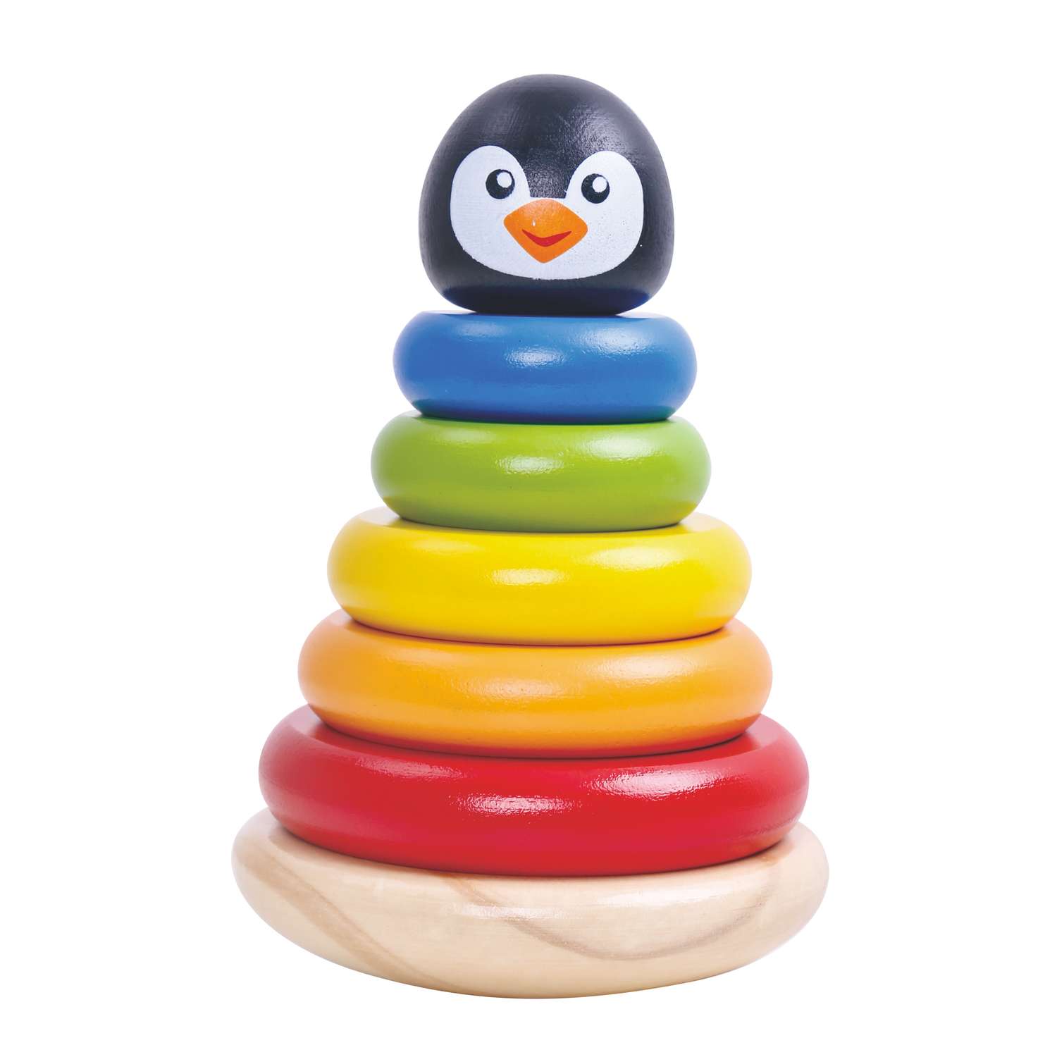 Пирамидка Tooky Toy Пингвин - фото 1