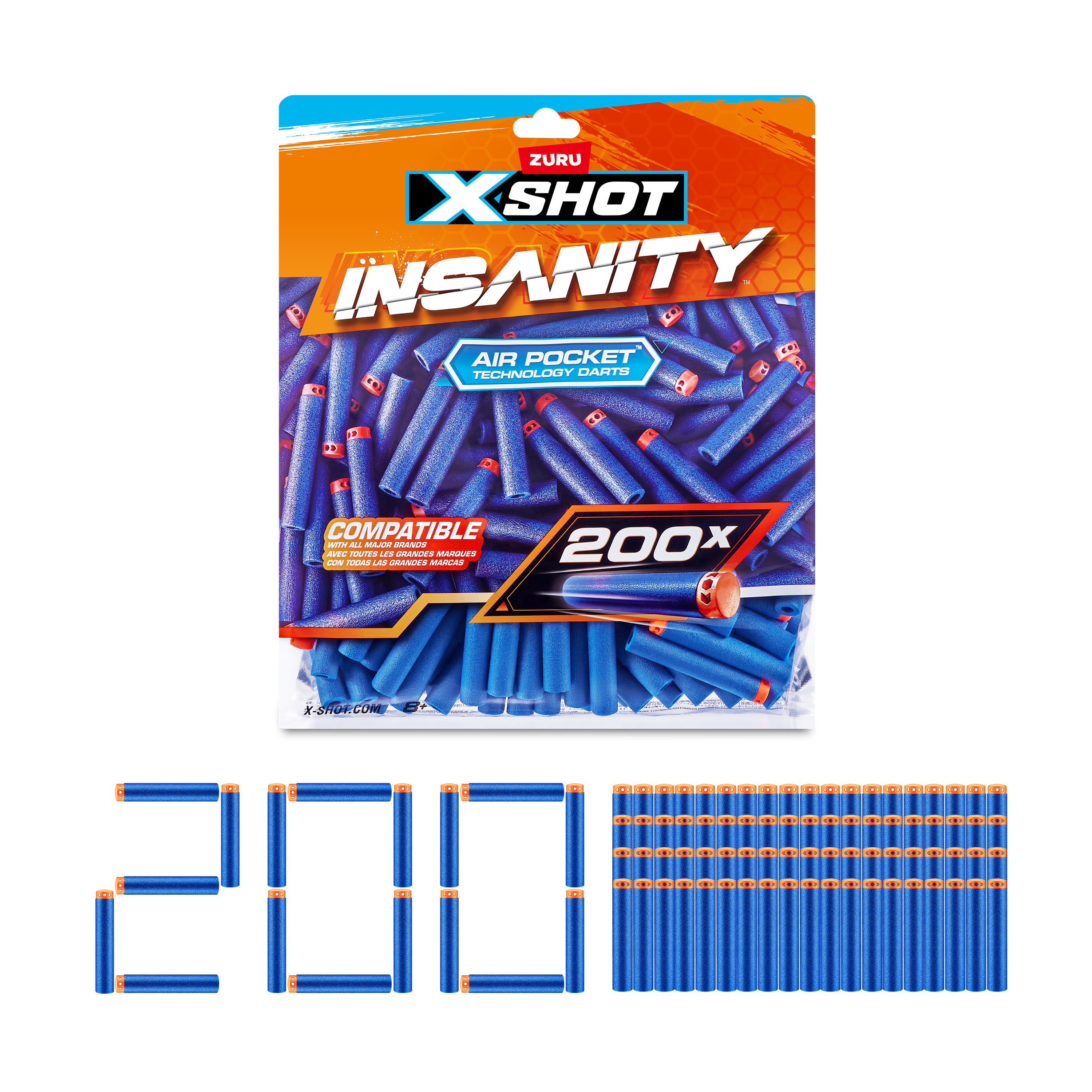 Игрушечные патроны Zuru XSHOT  Insanity - фото 6