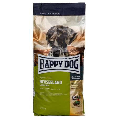 Корм для собак Happy Dog Supreme Sensible Новая Зеландия ягненок-рис 12.5кг
