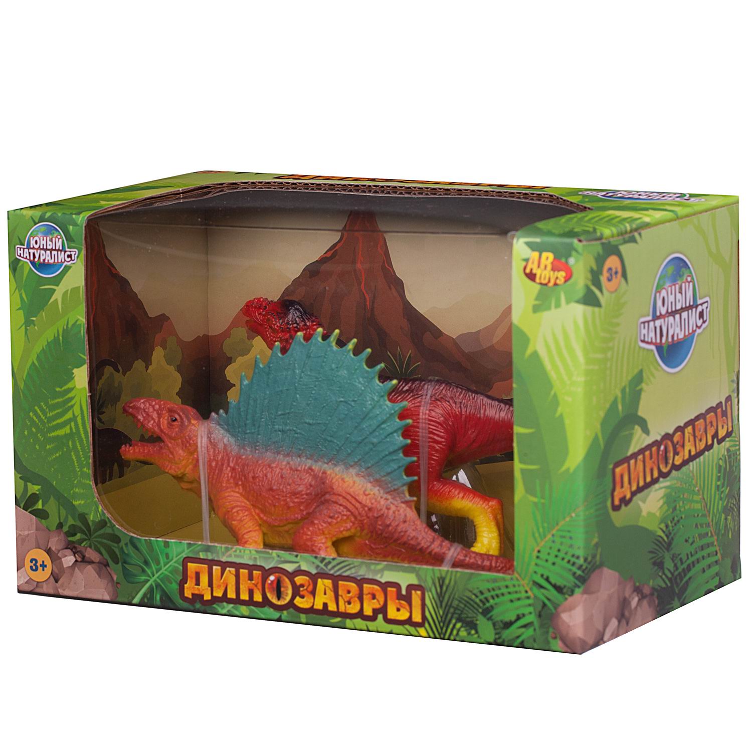 Игровой набор Abtoys Юный натуралист Динозавры Диметродон против Зауролофа - фото 2