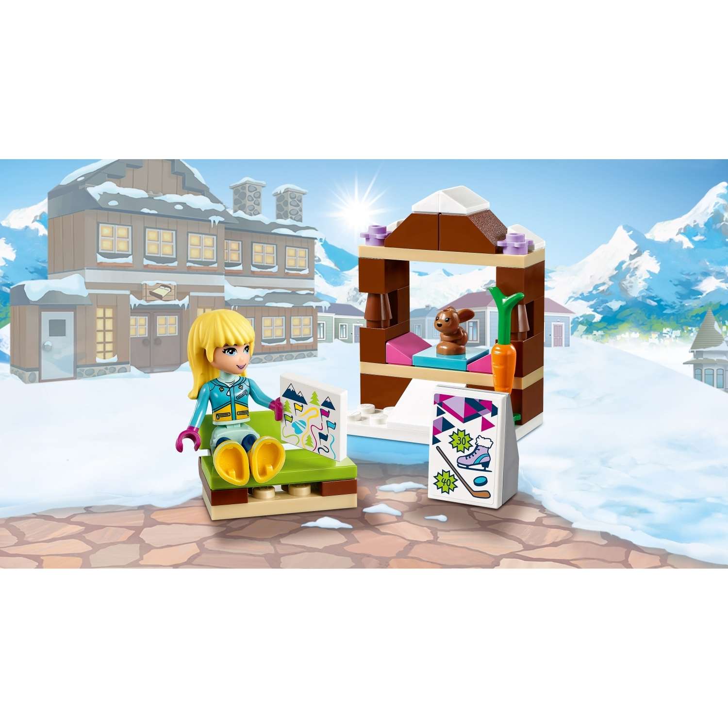 Конструктор LEGO Friends Горнолыжный курорт: каток (41322) - фото 7