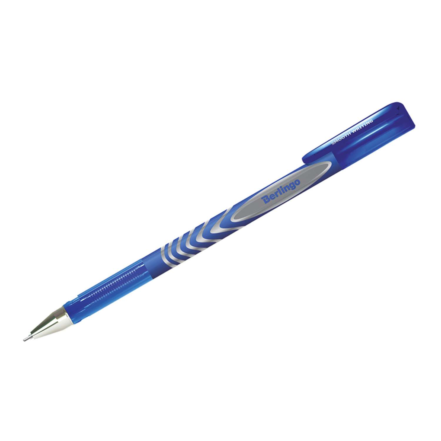 Ручка гелевая Berlingo G-Line синяя 05мм игольчатый стержень набор 12 шт - фото 1