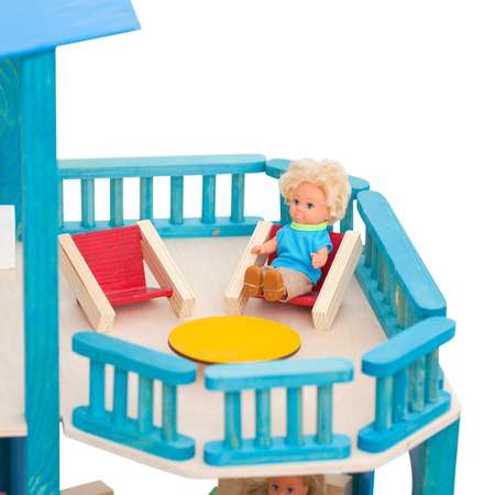 Кукольный домик Paremo Лазурный берег с мебелью 21предмет PD216-03
