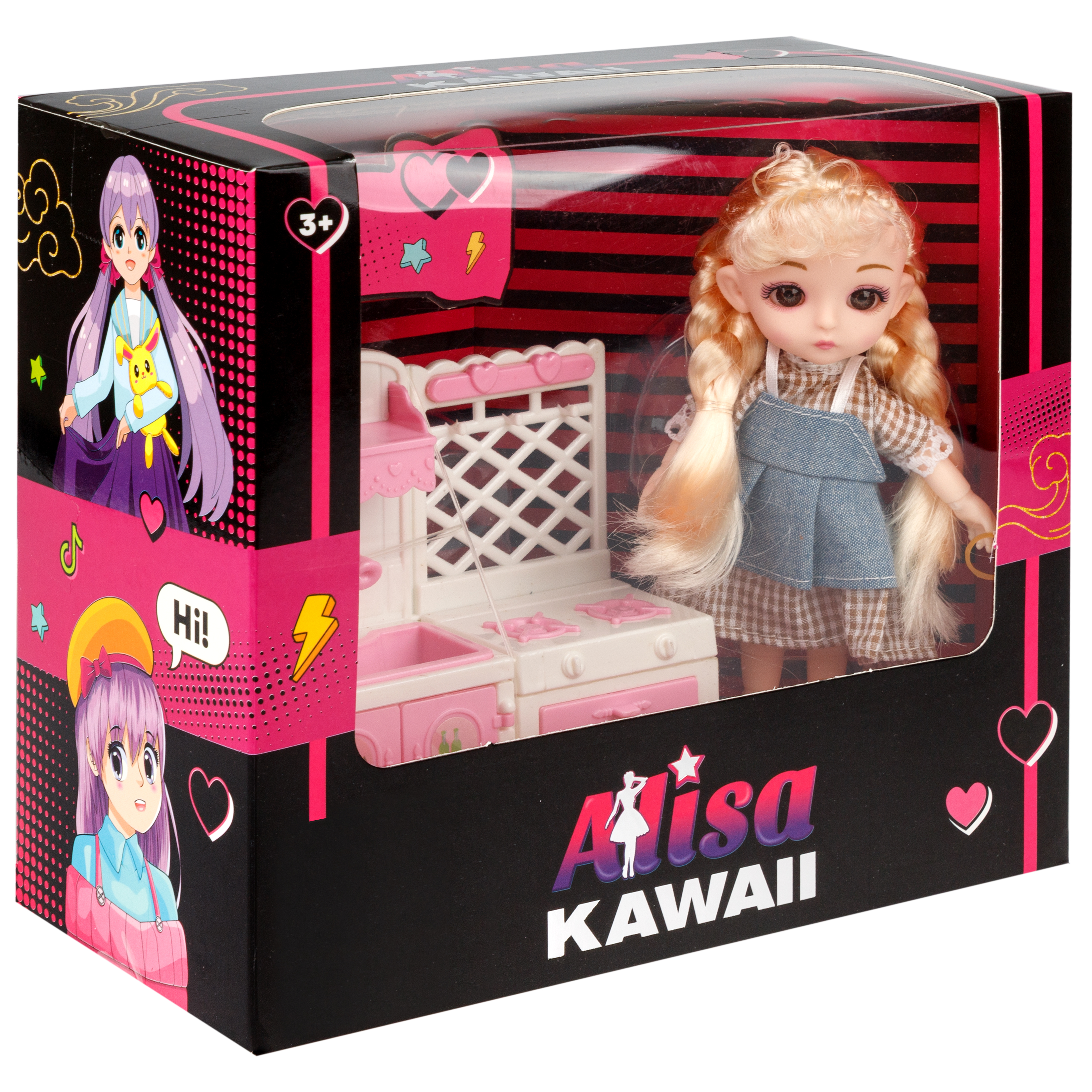 Игровой набор 1TOY Alisa Kawaii mini Кухня Т24362 - фото 14