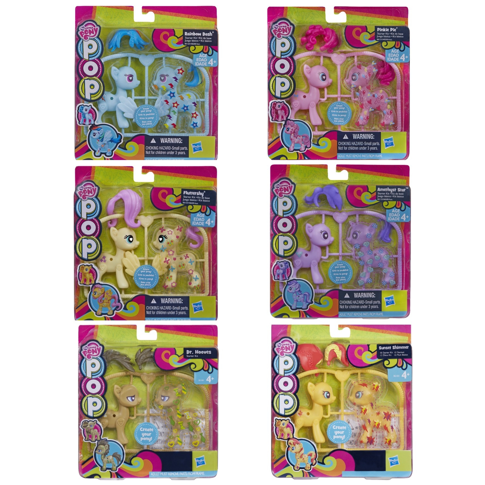 Сделай пони My Little Pony Pop пони в ассортименте купить по цене 9 ₽ в  интернет-магазине Детский мир