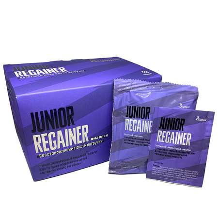 Белково-углеводный коктейль Olympic Junior Regainer 29г и 4.4г*20пакетиков
