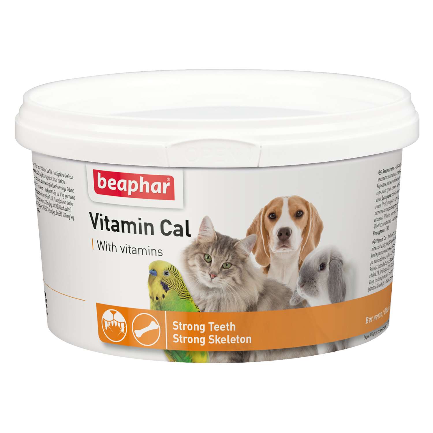 Смесь для собак и кошек Beaphar Vitamin Cal для иммунитета витаминизированная 250г - фото 1