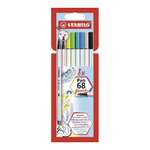 Фломастеры-кисть STABILO Pen 68 brush 8 цветов 568/08-21