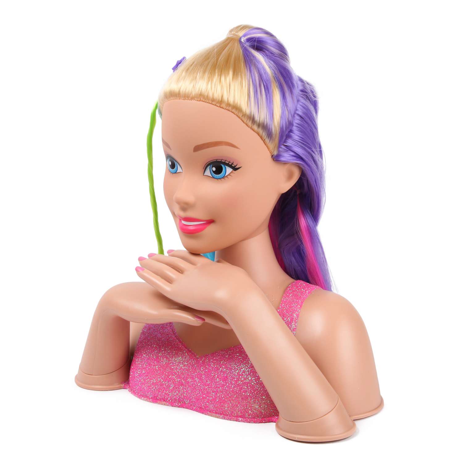 Торс для создания причесок Barbie Делюкс 63225 - фото 3