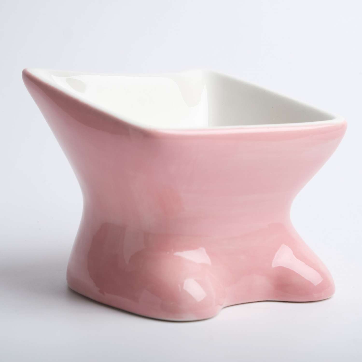 Миска Пижон керамическая «Кити» 150 мл 21х10.5 см розовая - фото 3