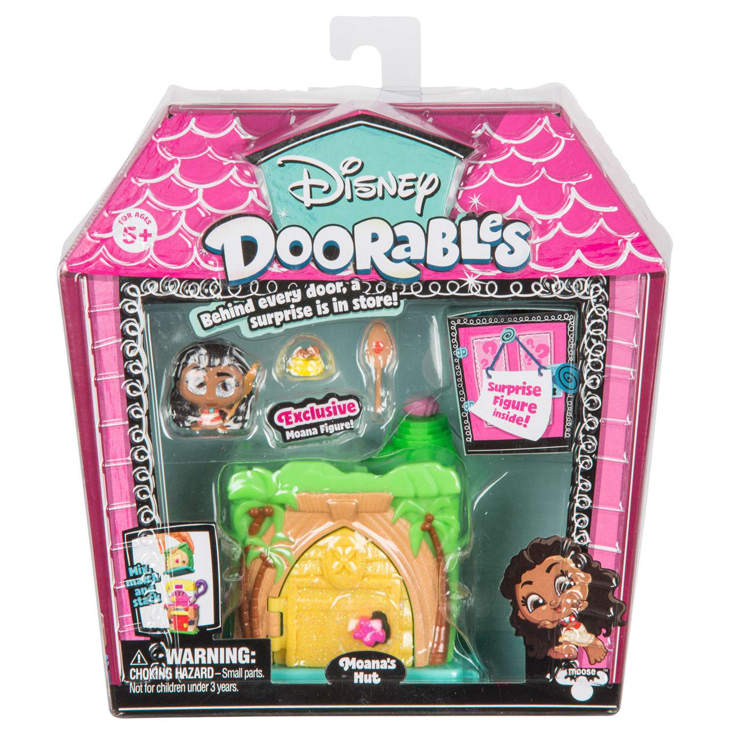 Мини-набор игровой Disney Doorables Моана с 2 фигурками (Сюрприз) 69415 - фото 1